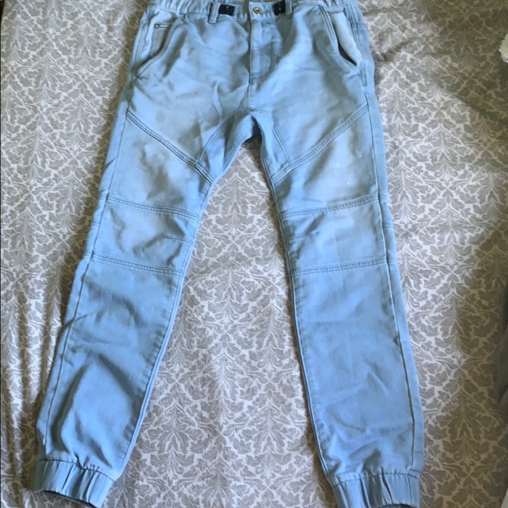 Light blue California republic joggers